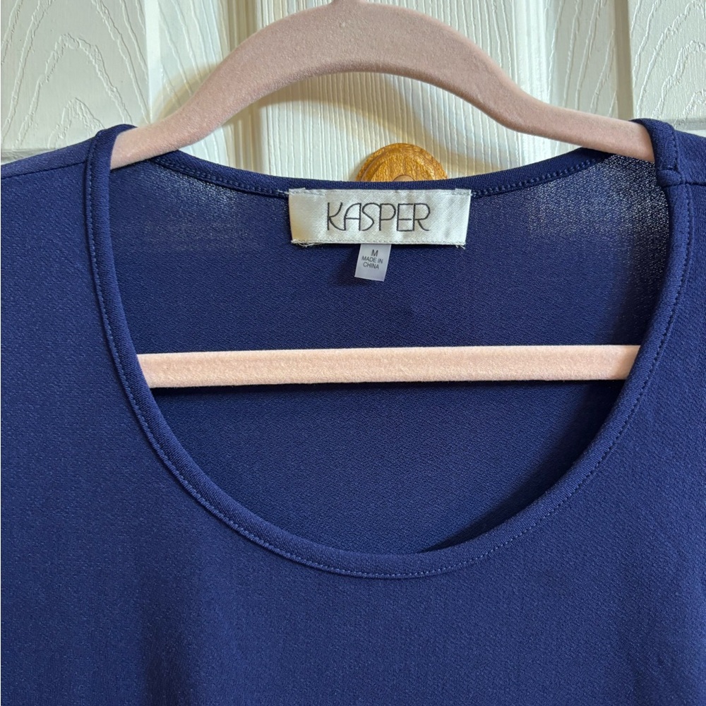 Kasper Deep Blue Blouse